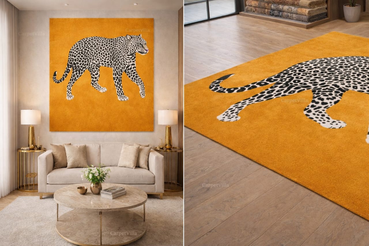 Leopath Design Handmade Tufted Wool Carpet | Luxury Modern Rug India