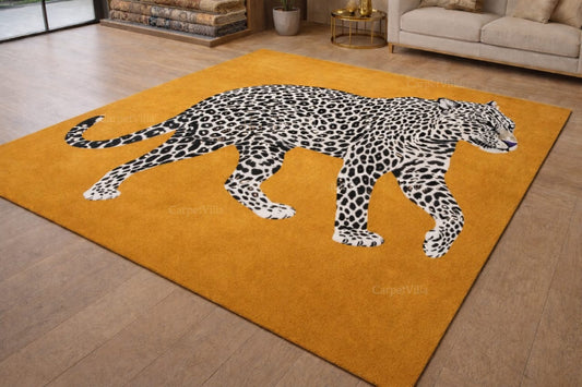 Leopath Design Handmade Tufted Wool Carpet  | Luxury Modern Rug India