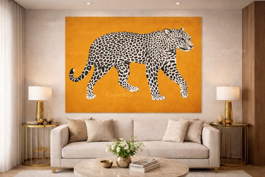 Leopath Design Handmade Tufted Wool Carpet  | Luxury Modern Rug India