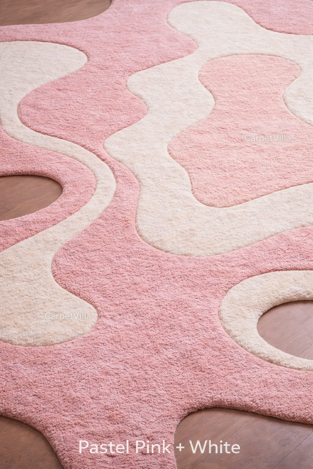 Abstract Shape Rug – Modern Organic Designer Tufted Carpet